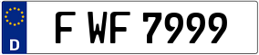Truck License Plate